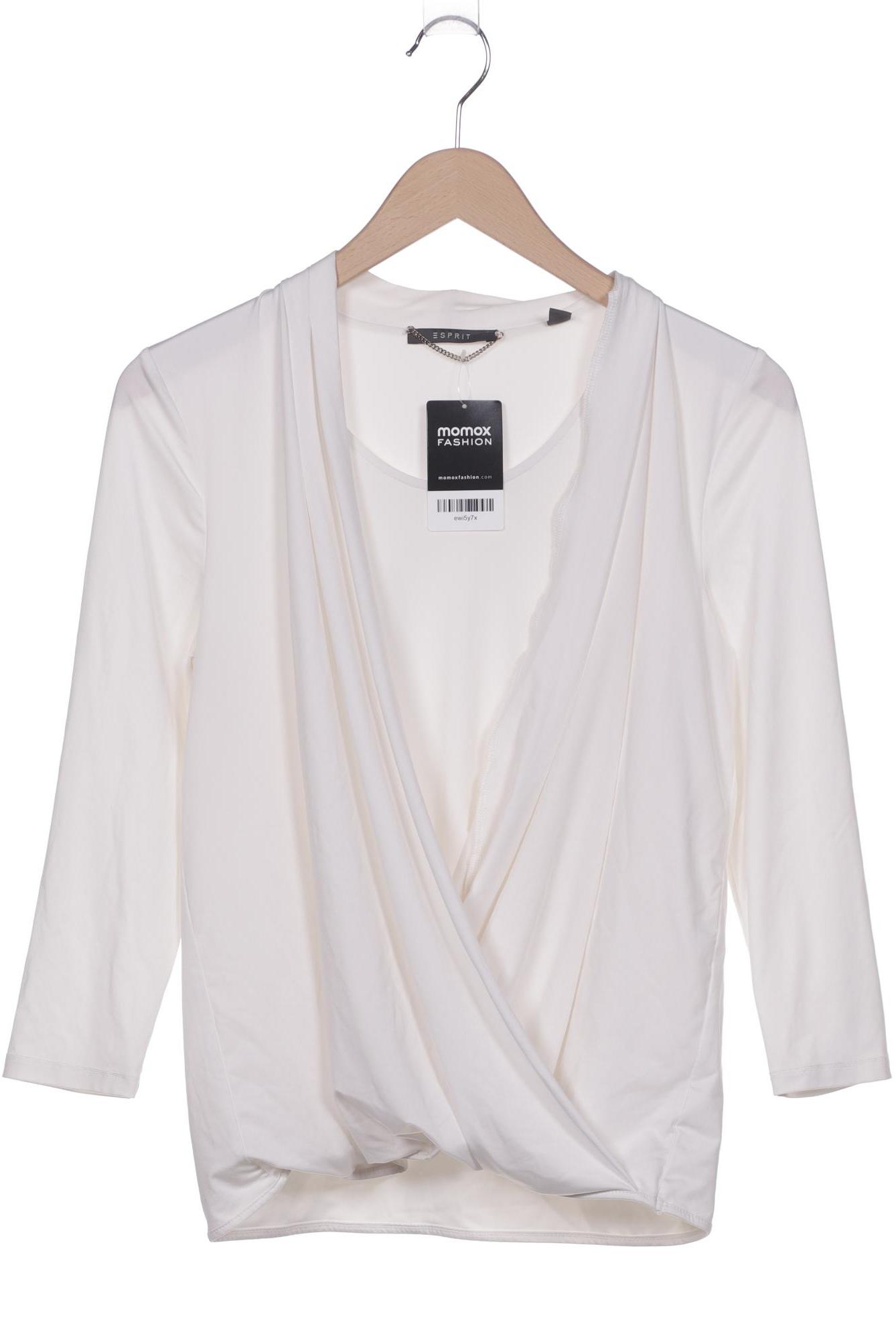 

Esprit Damen Langarmshirt, weiß, Gr. 38