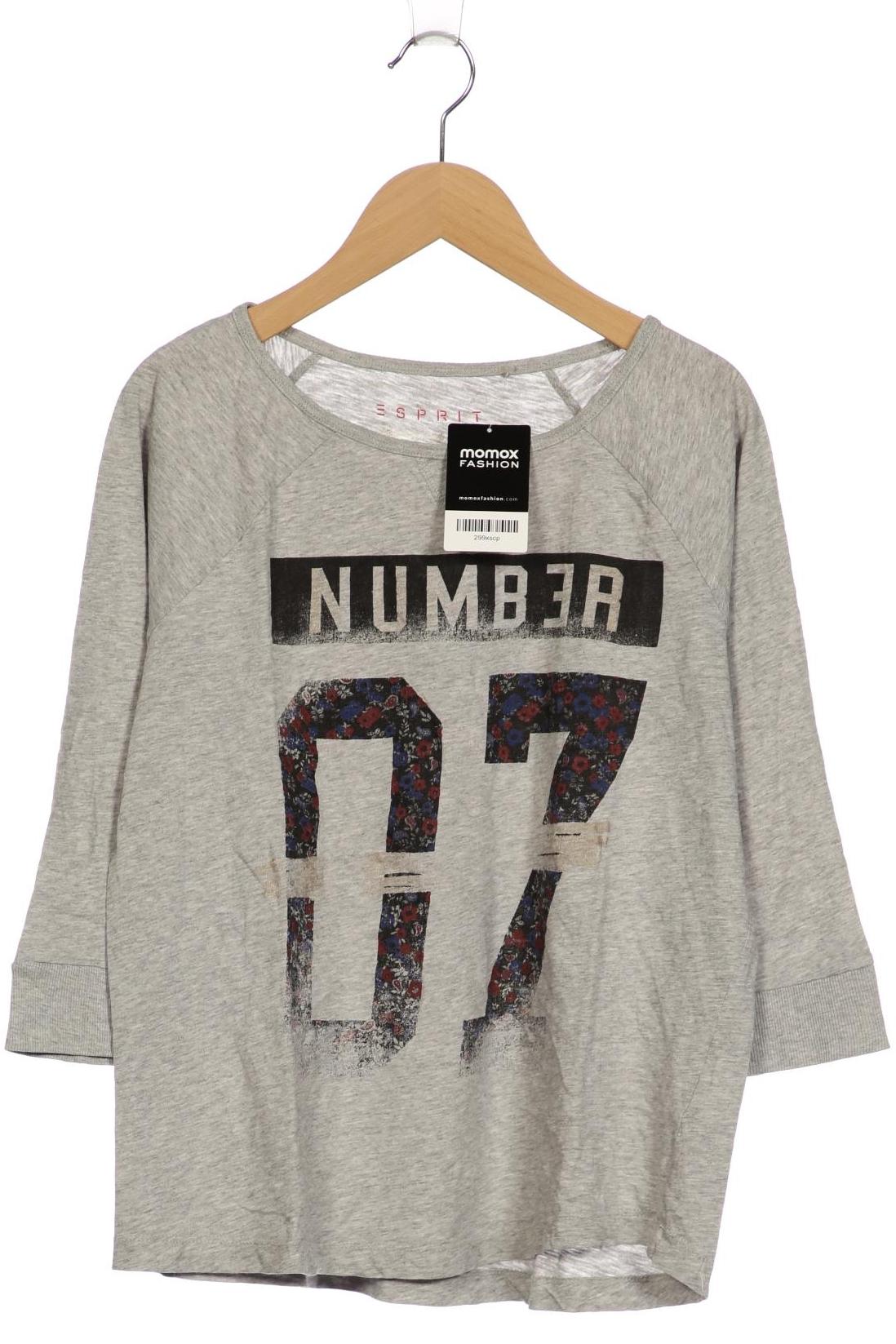 

Esprit Damen Langarmshirt, grau, Gr. 38