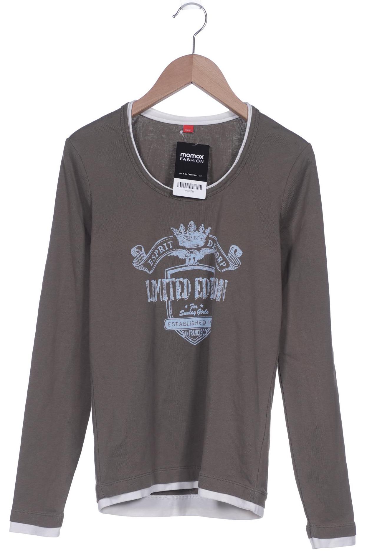 

Esprit Damen Langarmshirt, grün, Gr. 38