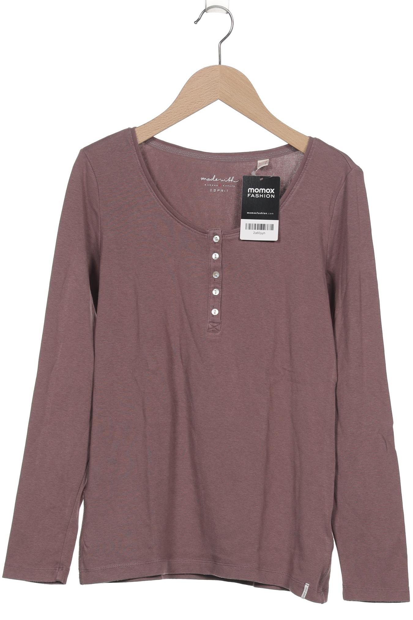 

Esprit Damen Langarmshirt, pink, Gr. 36
