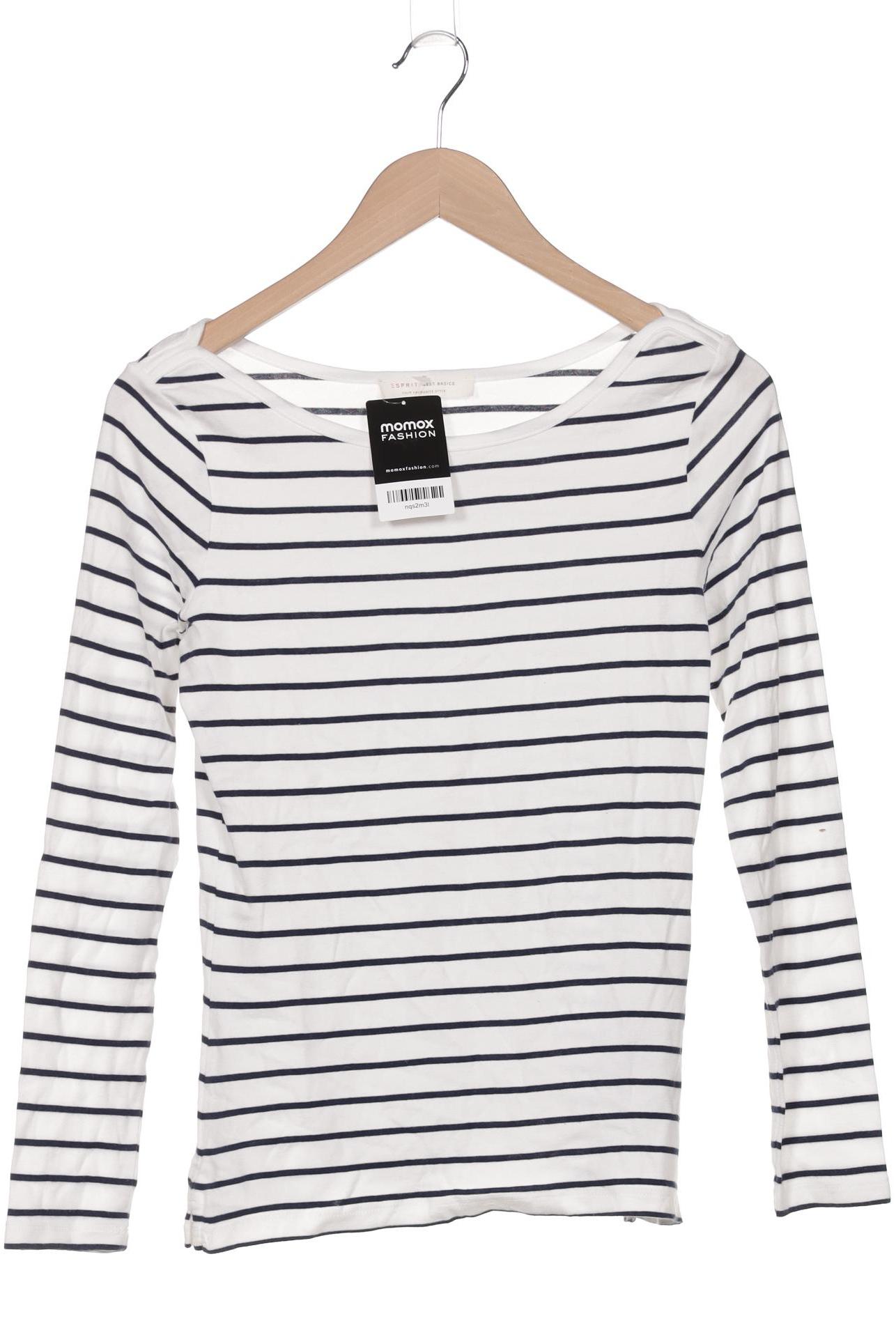 

Esprit Damen Langarmshirt, weiß, Gr. 36