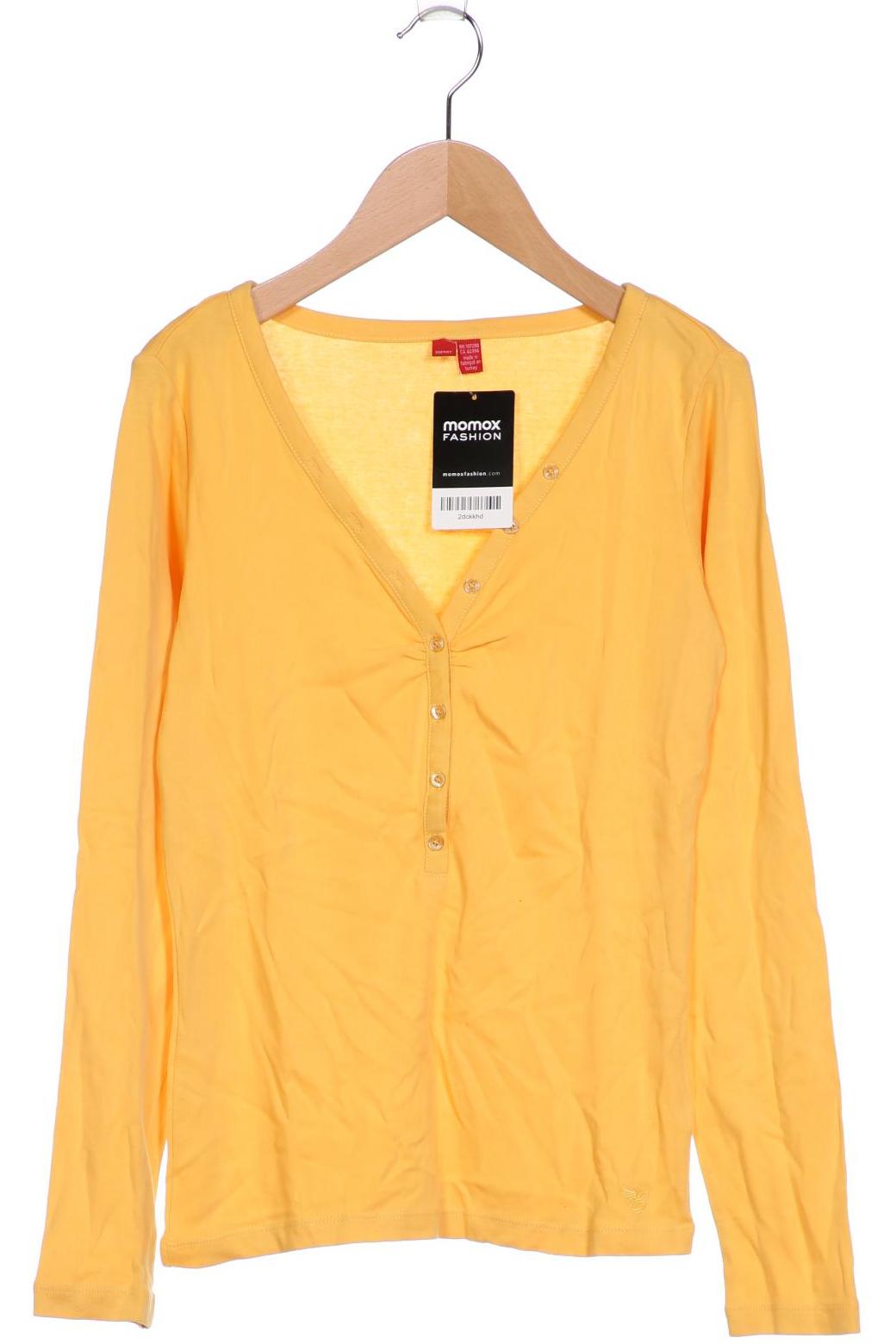 

Esprit Damen Langarmshirt, gelb, Gr. 36