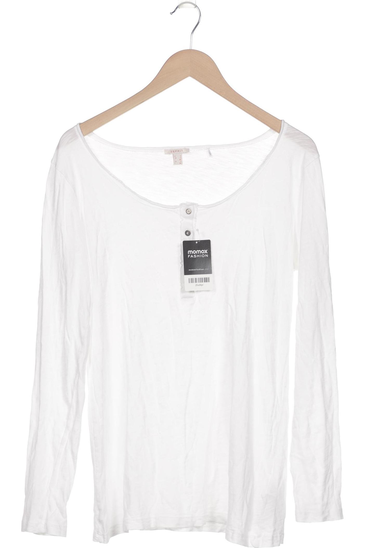 

Esprit Damen Langarmshirt, weiß, Gr. 42