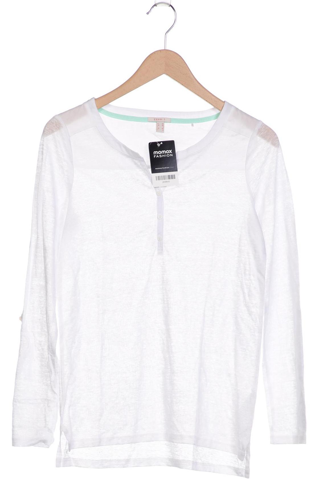 

Esprit Damen Langarmshirt, weiß, Gr. 34