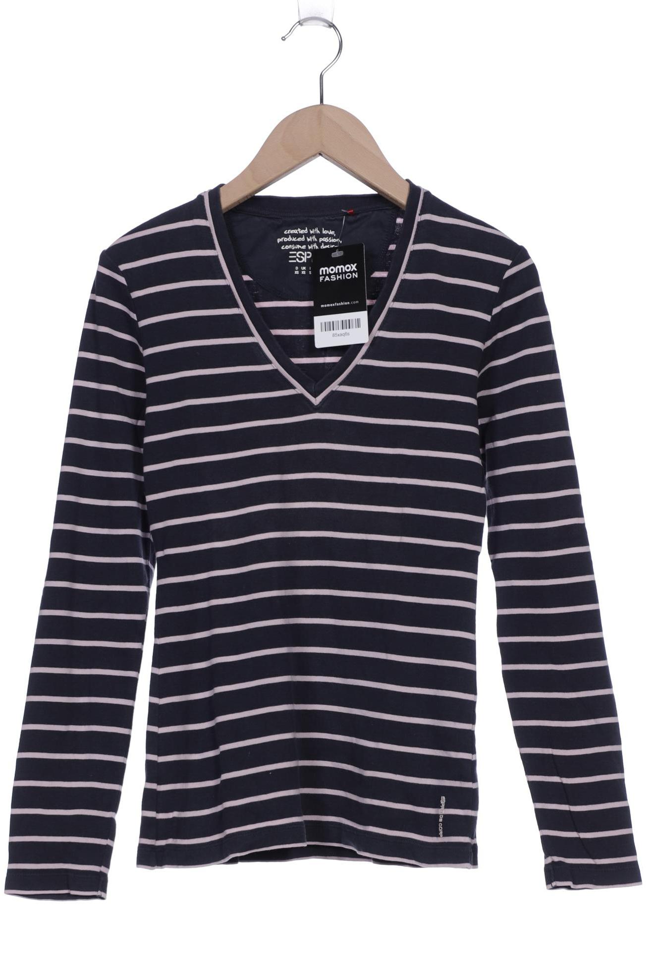 

Esprit Damen Langarmshirt, marineblau, Gr. 34