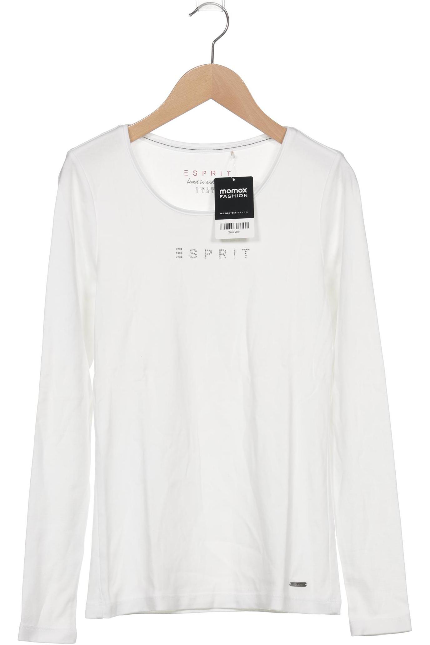 

Esprit Damen Langarmshirt, weiß, Gr. 36