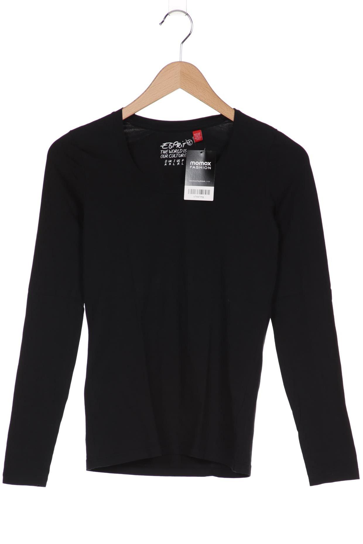

Esprit Damen Langarmshirt, schwarz, Gr. 38
