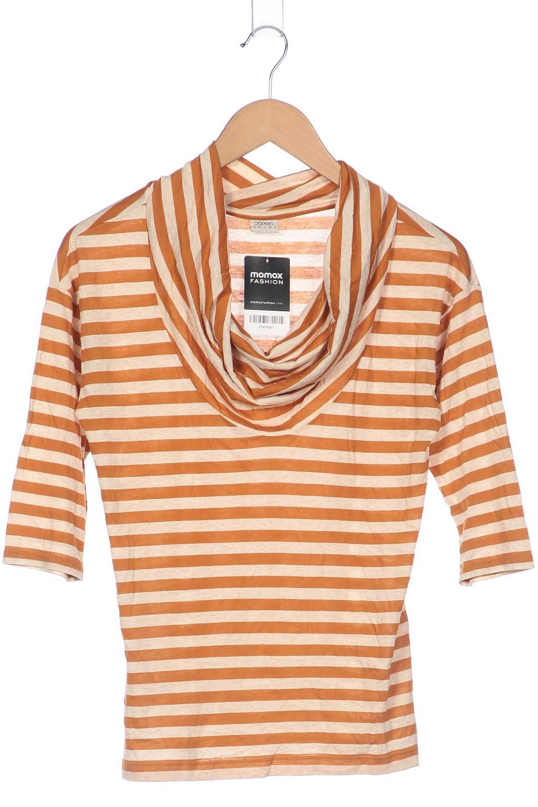 

Esprit Damen Langarmshirt, orange, Gr. 34