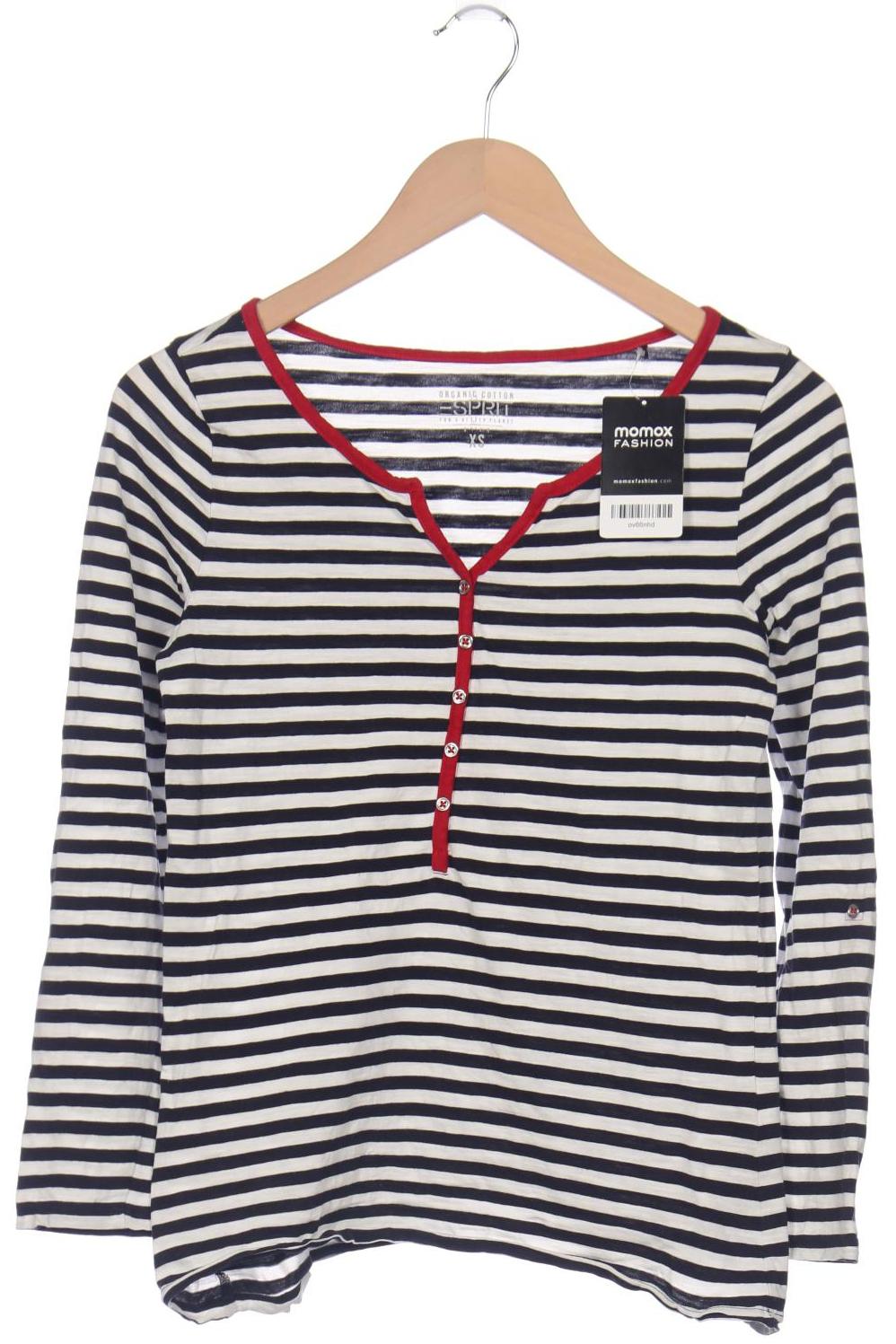 

Esprit Damen Langarmshirt, marineblau, Gr. 34