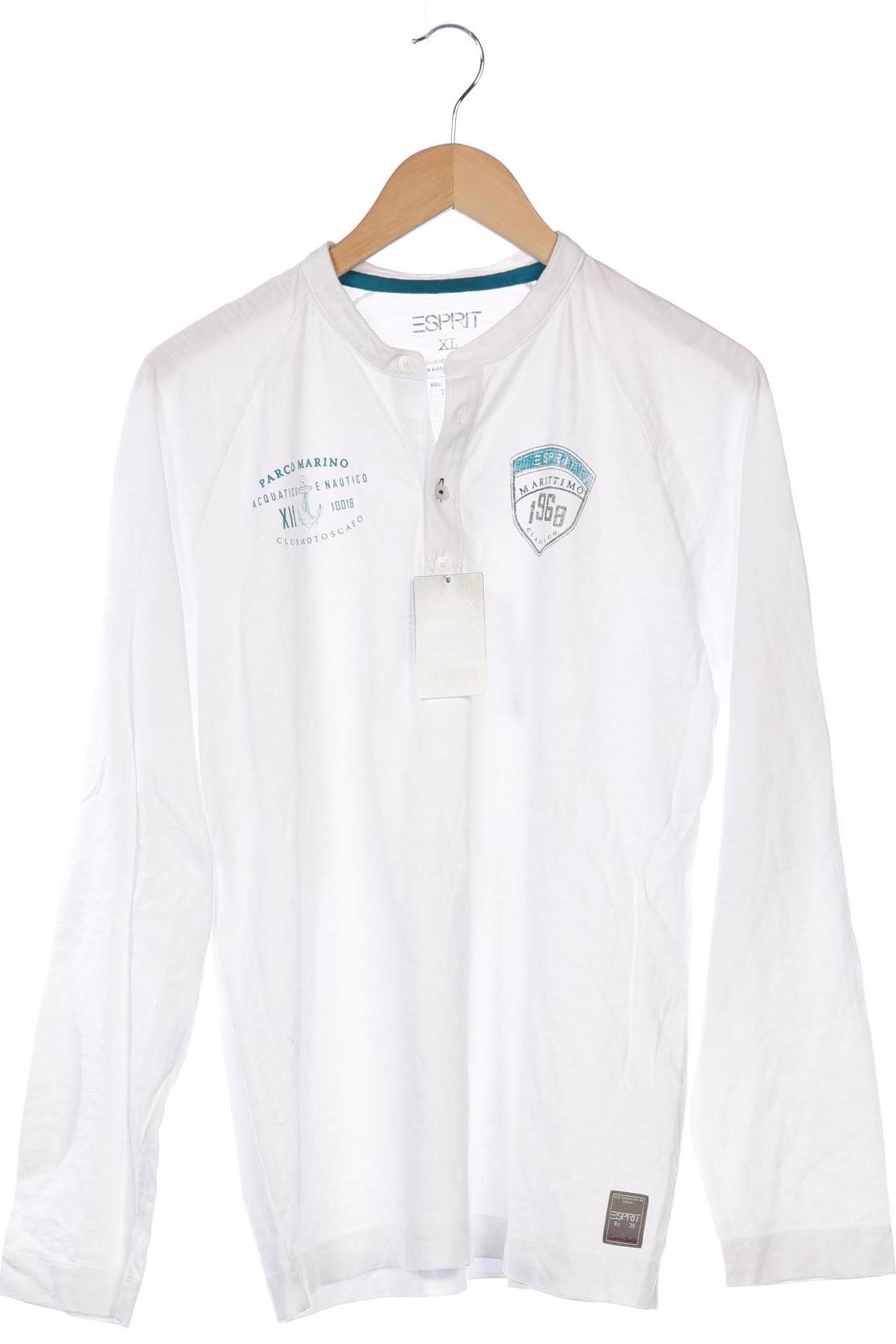 

Esprit Damen Langarmshirt, weiß, Gr. 44