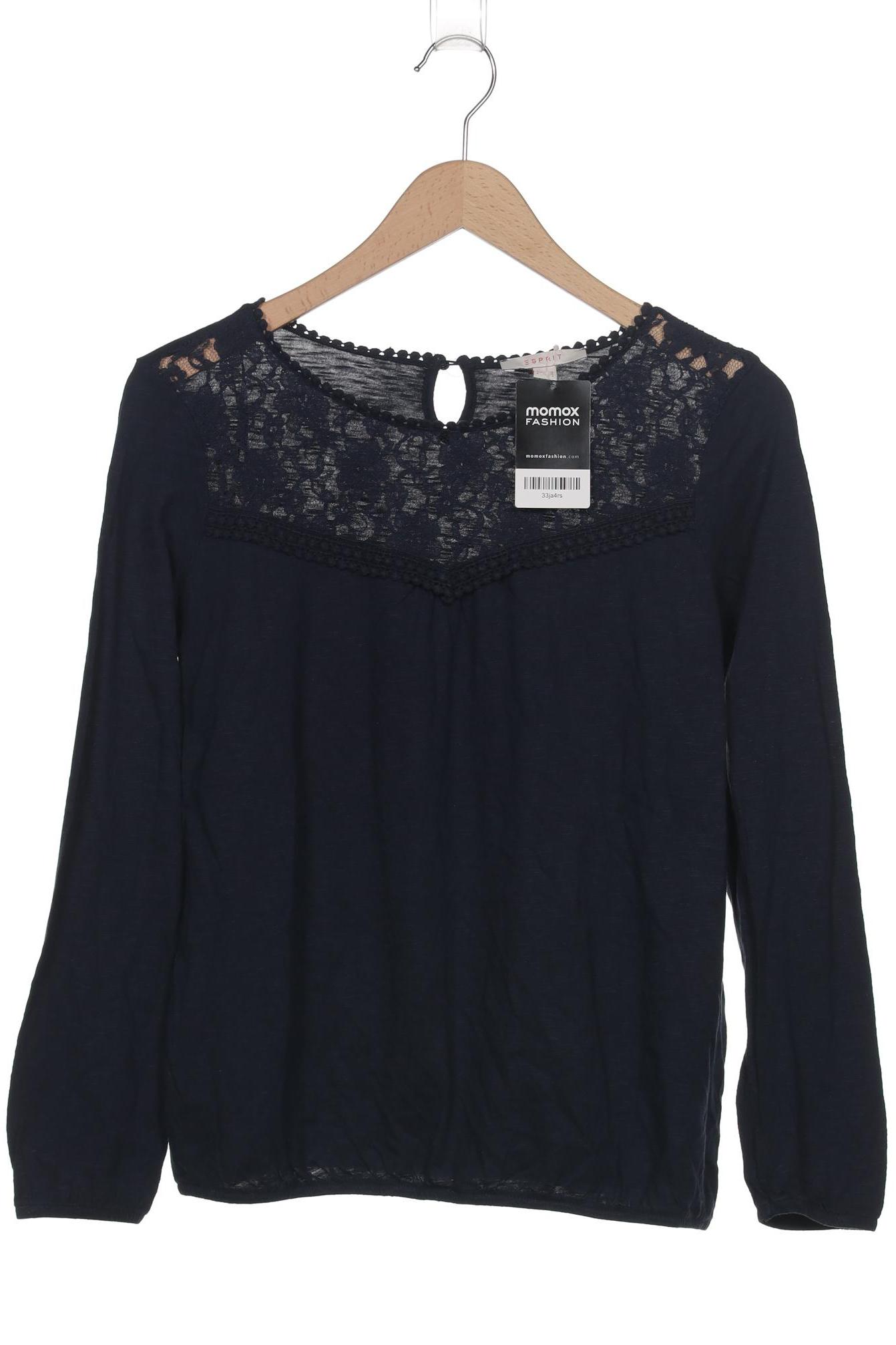 

Esprit Damen Langarmshirt, marineblau, Gr. 38
