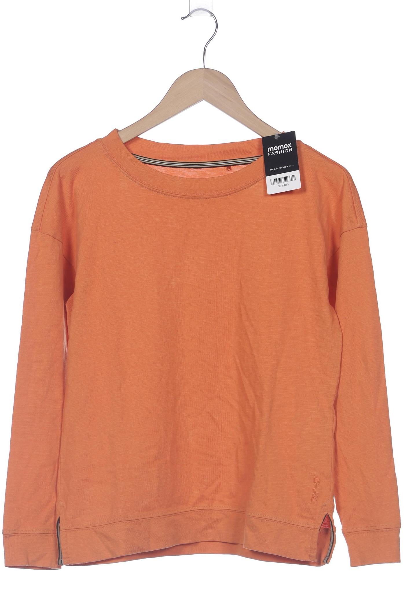 

Esprit Damen Langarmshirt, orange, Gr. 34