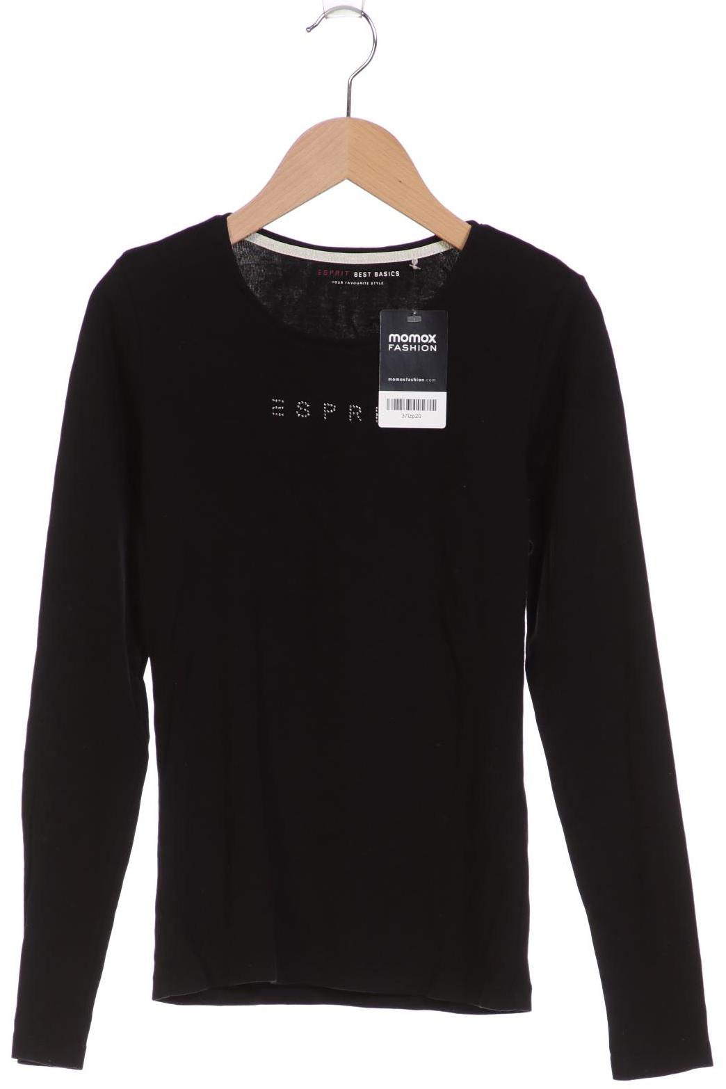 

Esprit Damen Langarmshirt, schwarz, Gr. 34