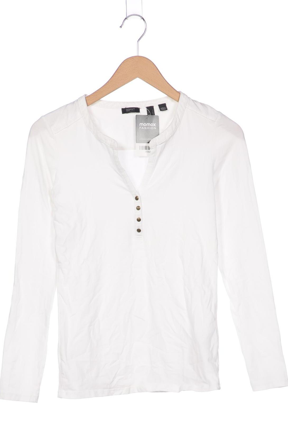 

Esprit Damen Langarmshirt, weiß, Gr. 36