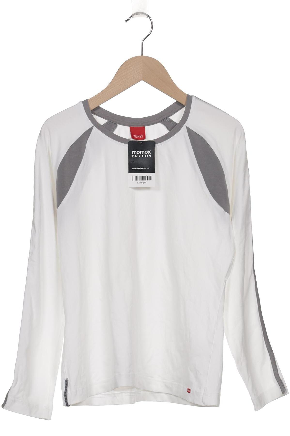 

Esprit Damen Langarmshirt, weiß, Gr. 44