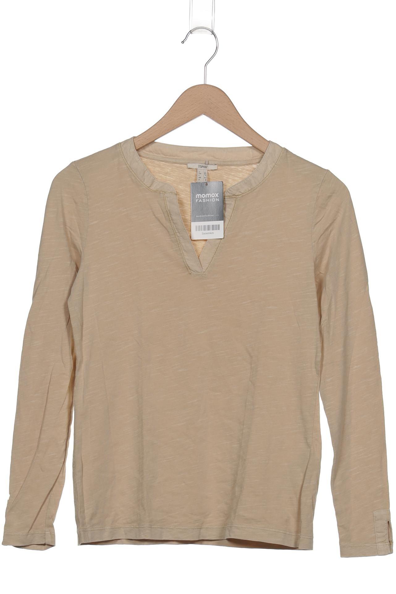 

Esprit Damen Langarmshirt, beige, Gr. 34