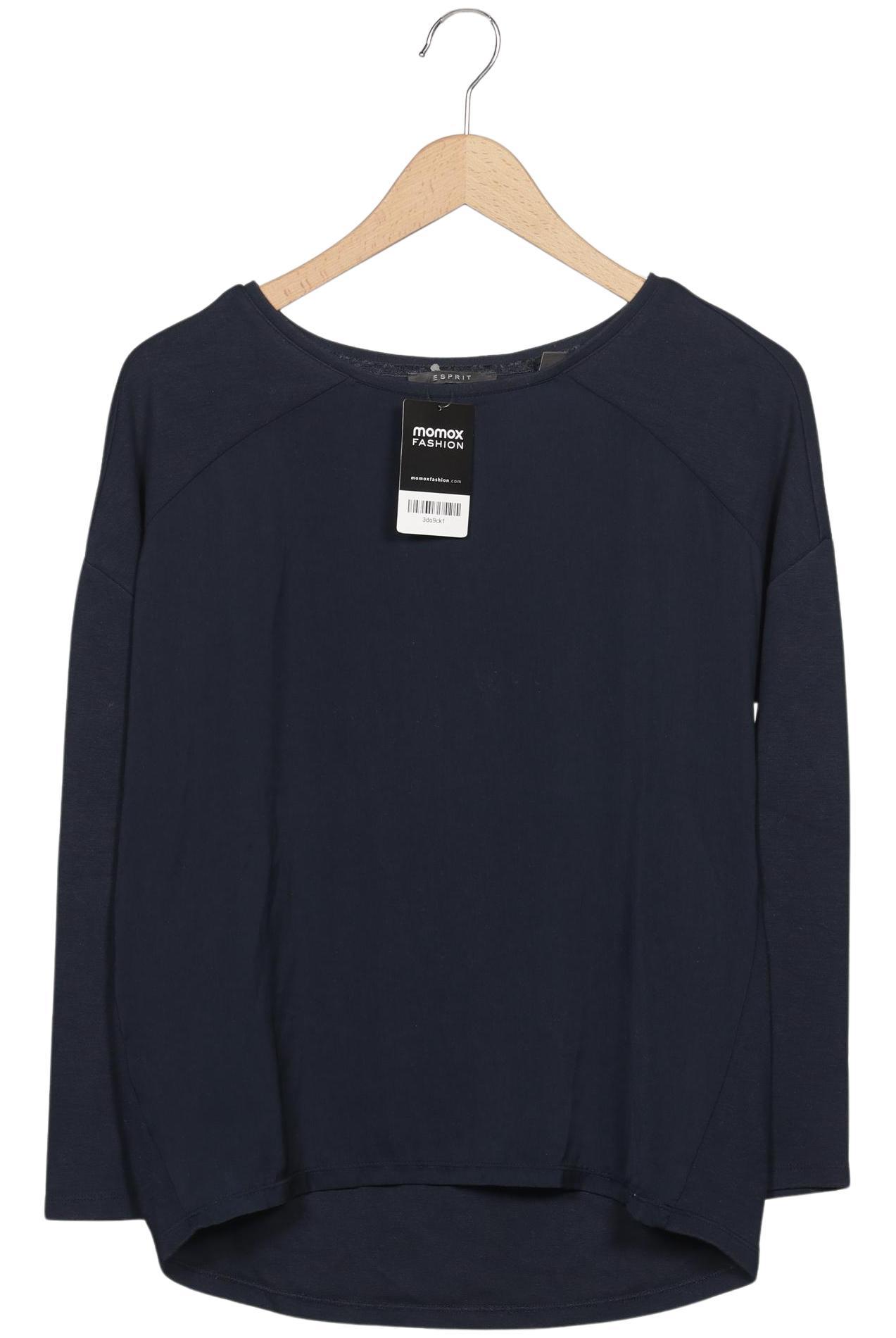 

Esprit Damen Langarmshirt, marineblau, Gr. 34
