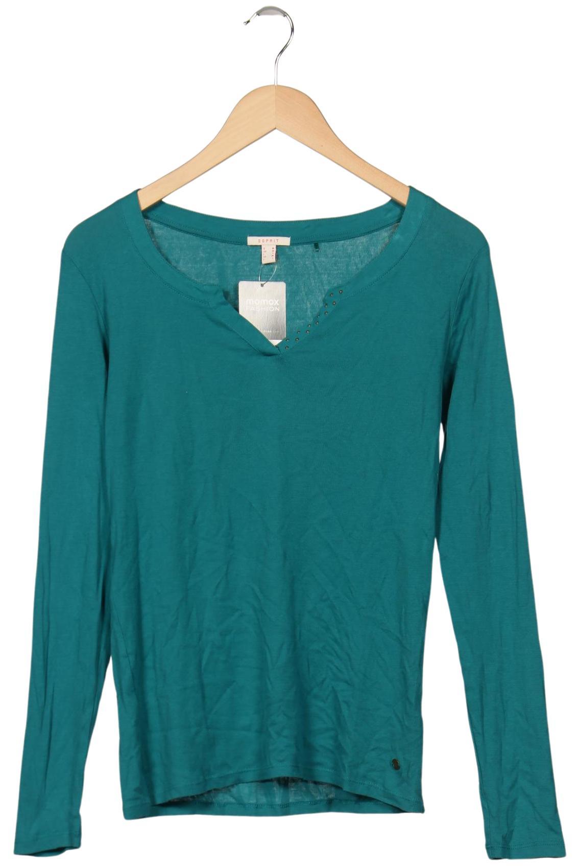 

Esprit Damen Langarmshirt, türkis, Gr. 38