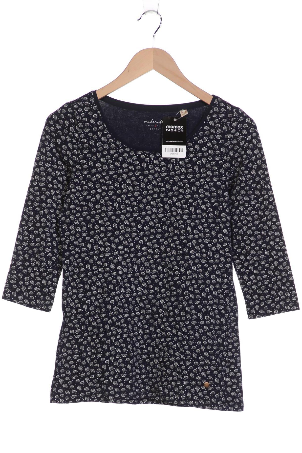 

Esprit Damen Langarmshirt, marineblau, Gr. 38