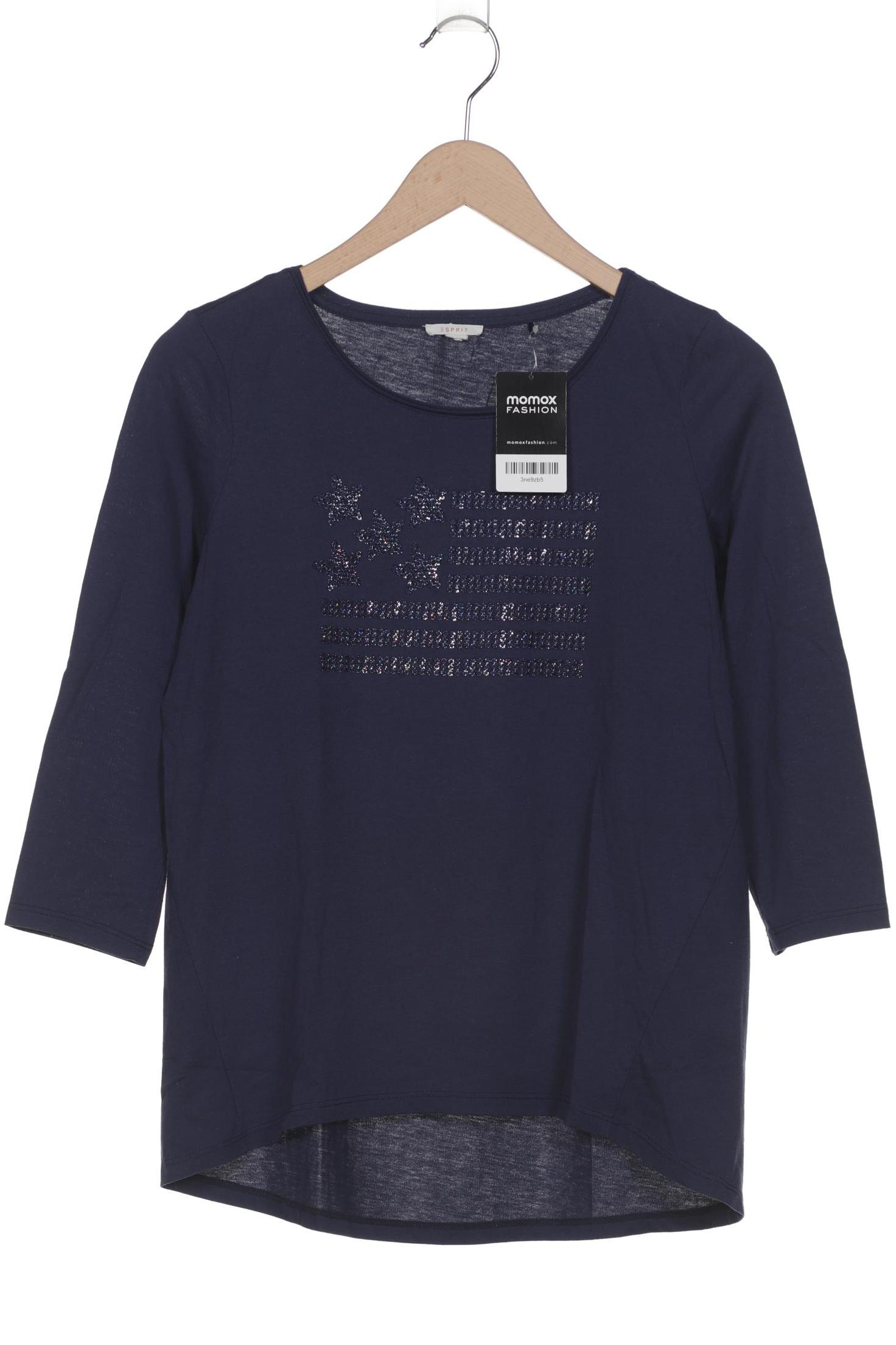 

Esprit Damen Langarmshirt, marineblau, Gr. 36