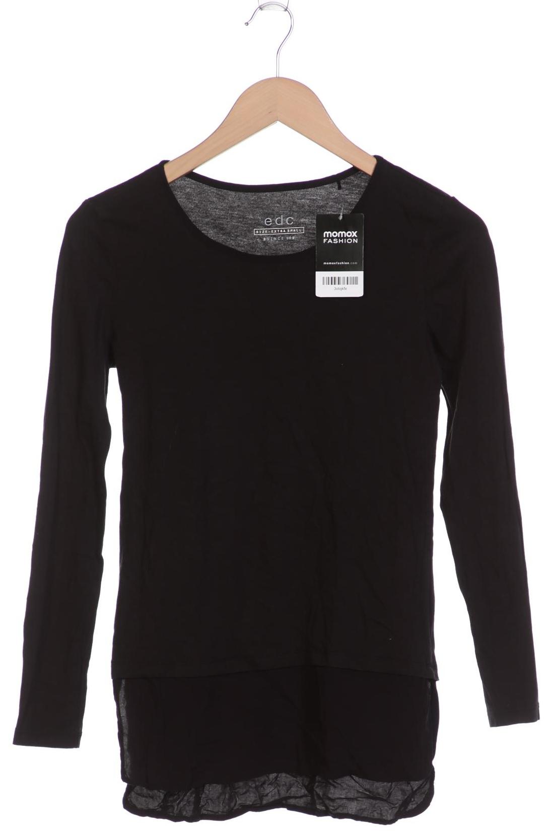 

Esprit Damen Langarmshirt, schwarz, Gr. 34