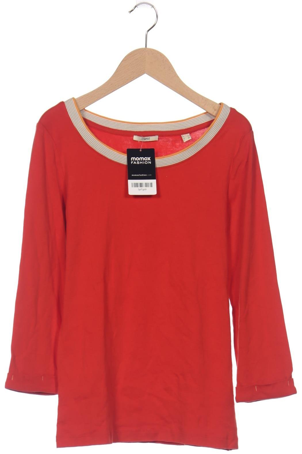 

Esprit Damen Langarmshirt, orange, Gr. 42