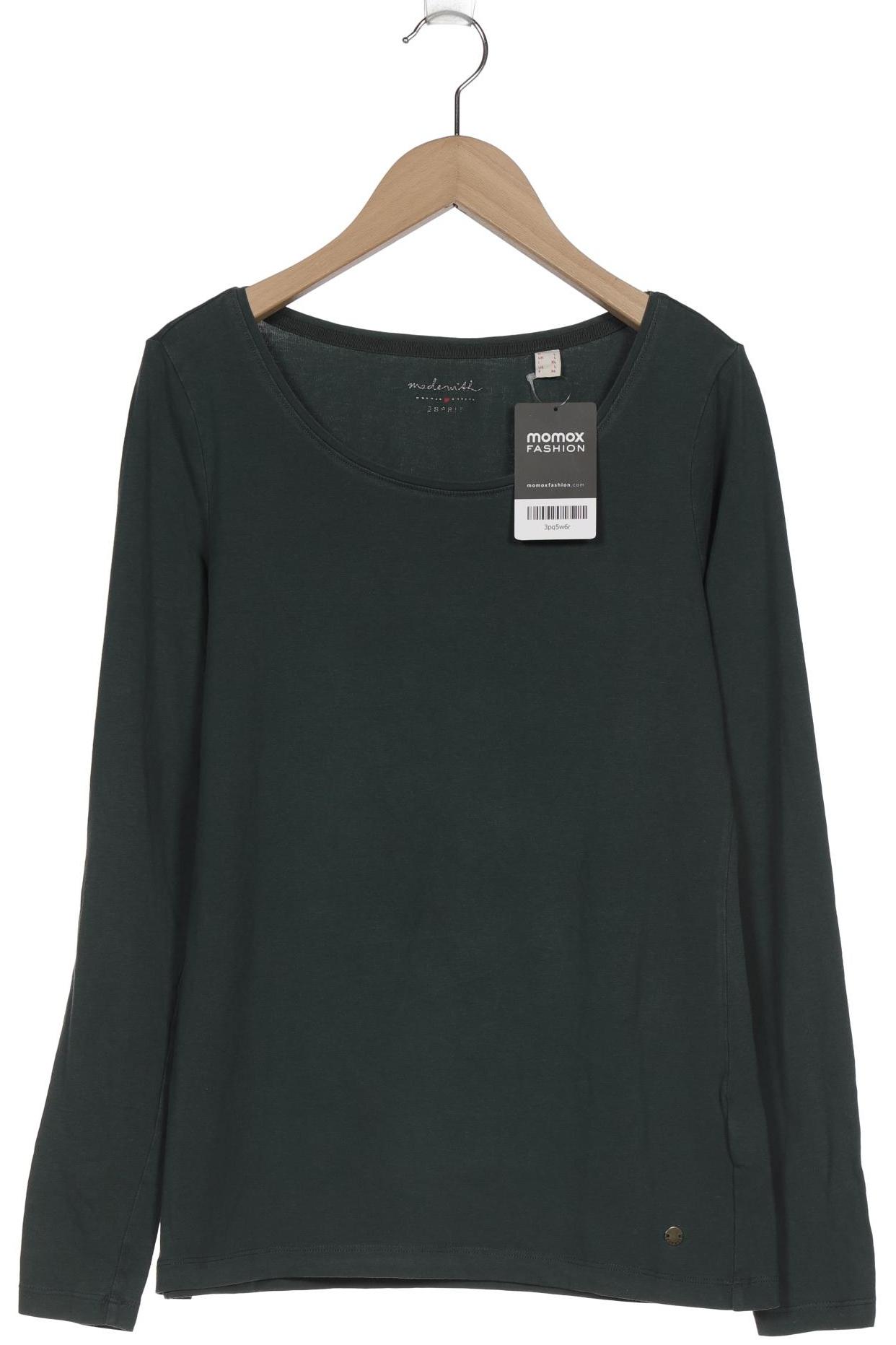 

Esprit Damen Langarmshirt, grün, Gr. 42