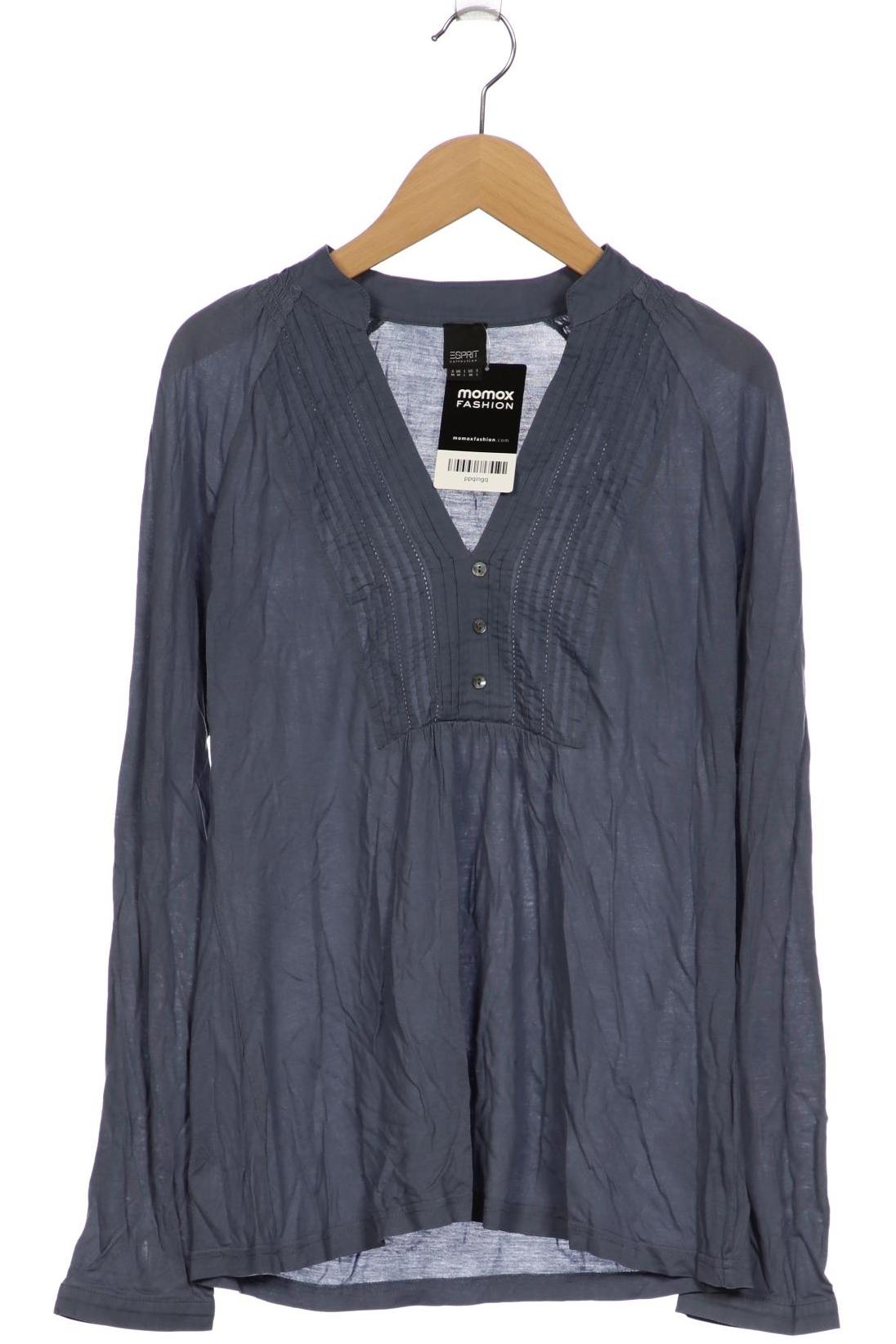 

Esprit Damen Langarmshirt, blau, Gr. 38