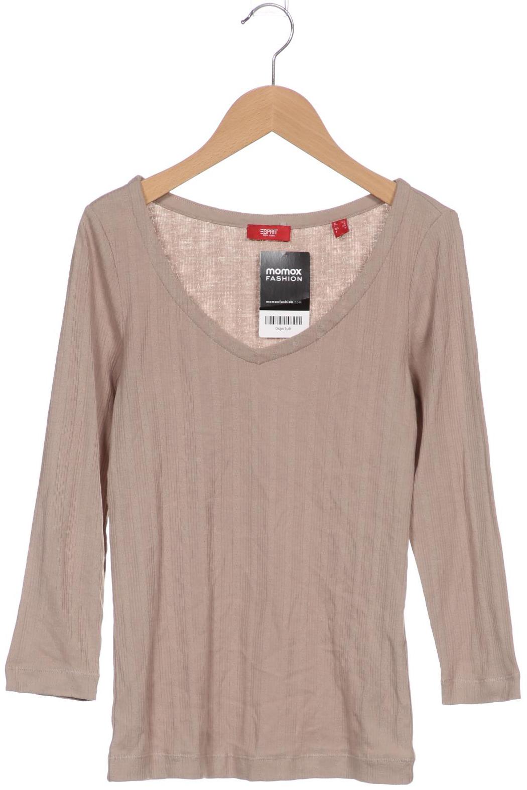 

Esprit Damen Langarmshirt, beige, Gr. 34