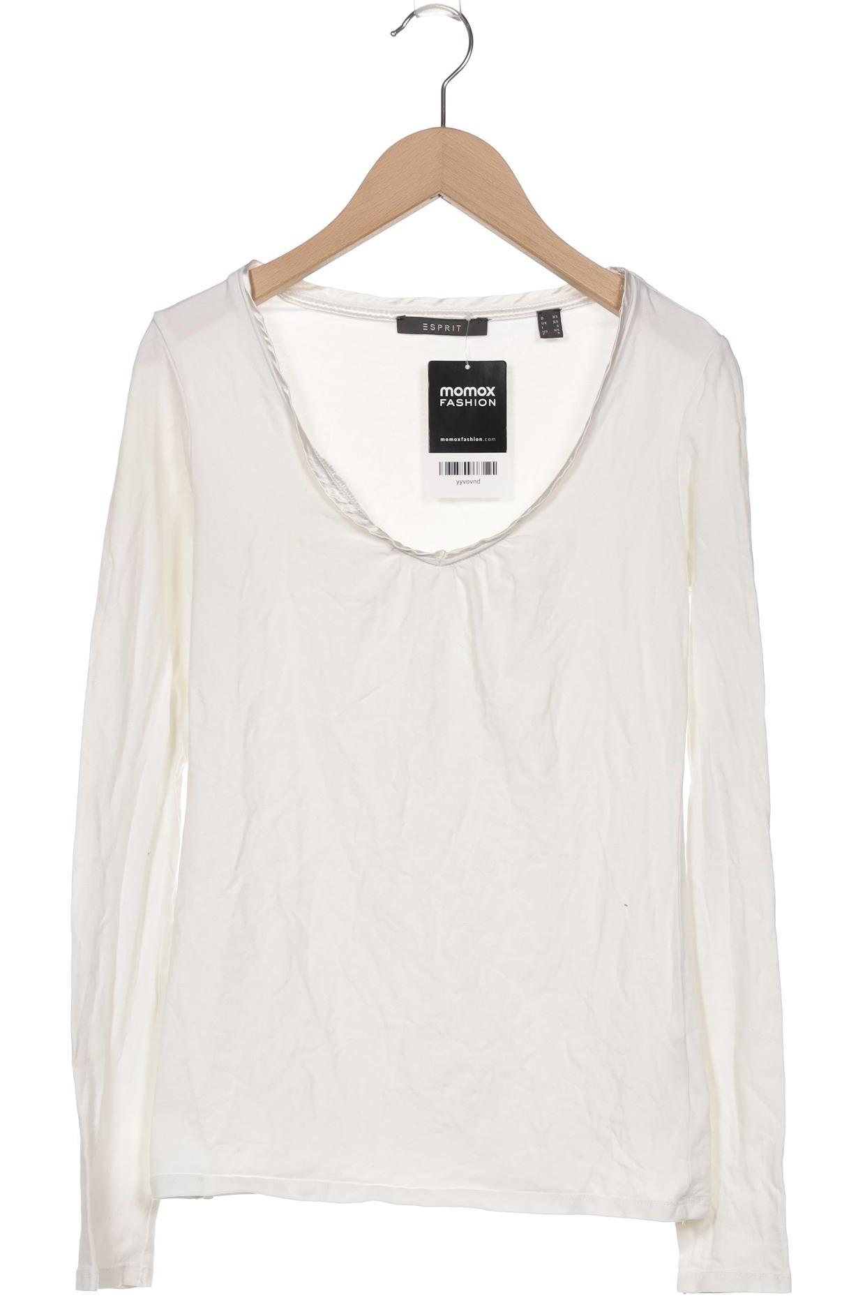 

Esprit Damen Langarmshirt, weiß, Gr. 34