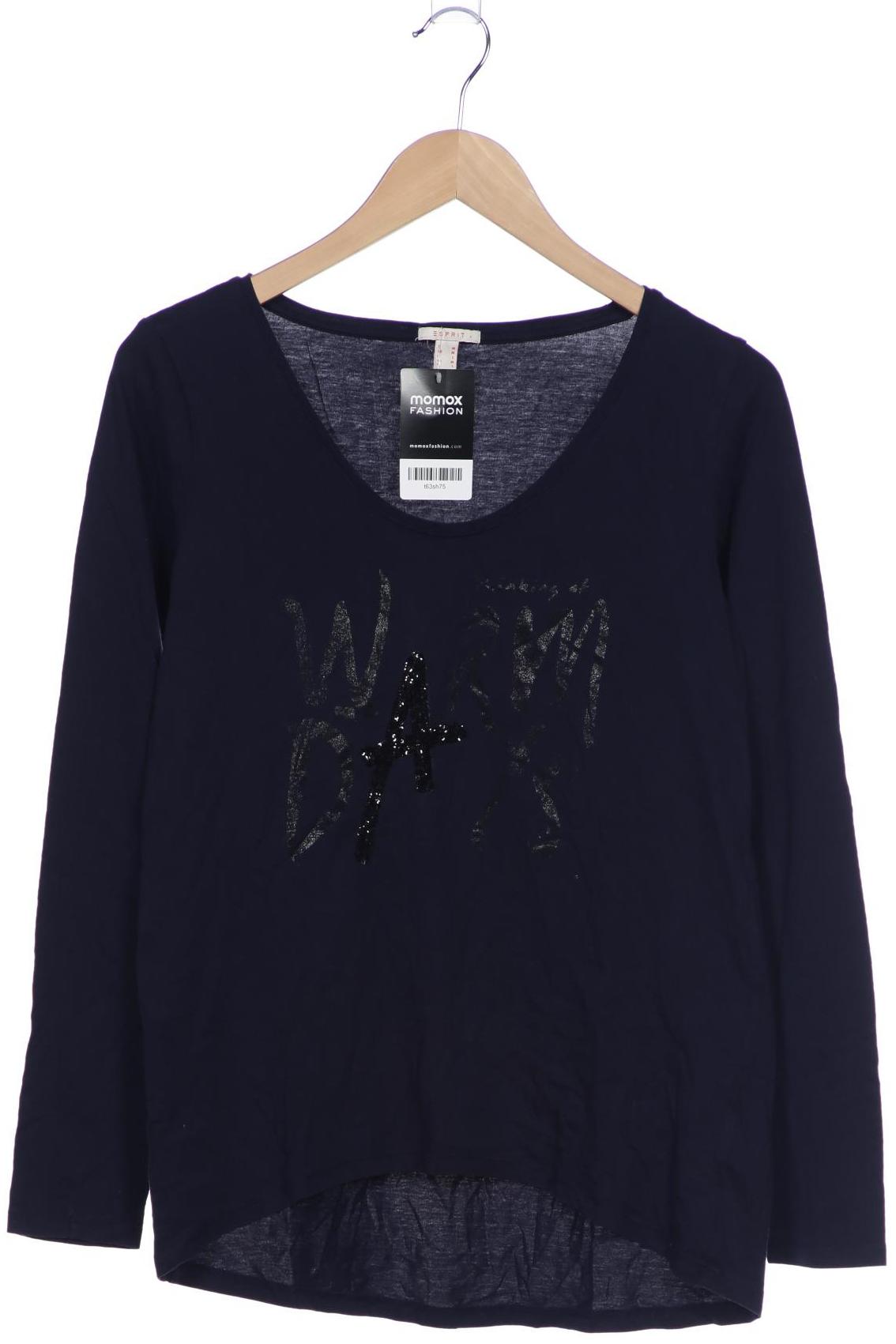 

Esprit Damen Langarmshirt, marineblau, Gr. 38