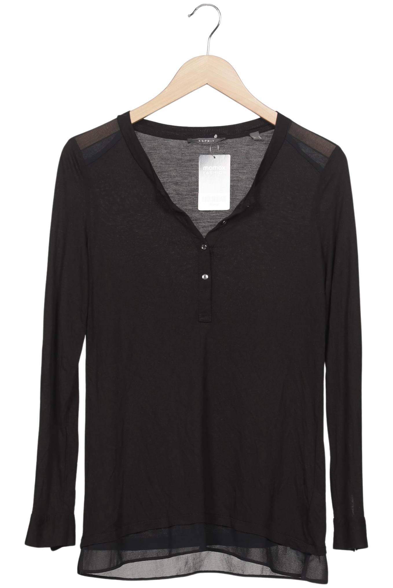 

Esprit Damen Langarmshirt, schwarz, Gr. 36