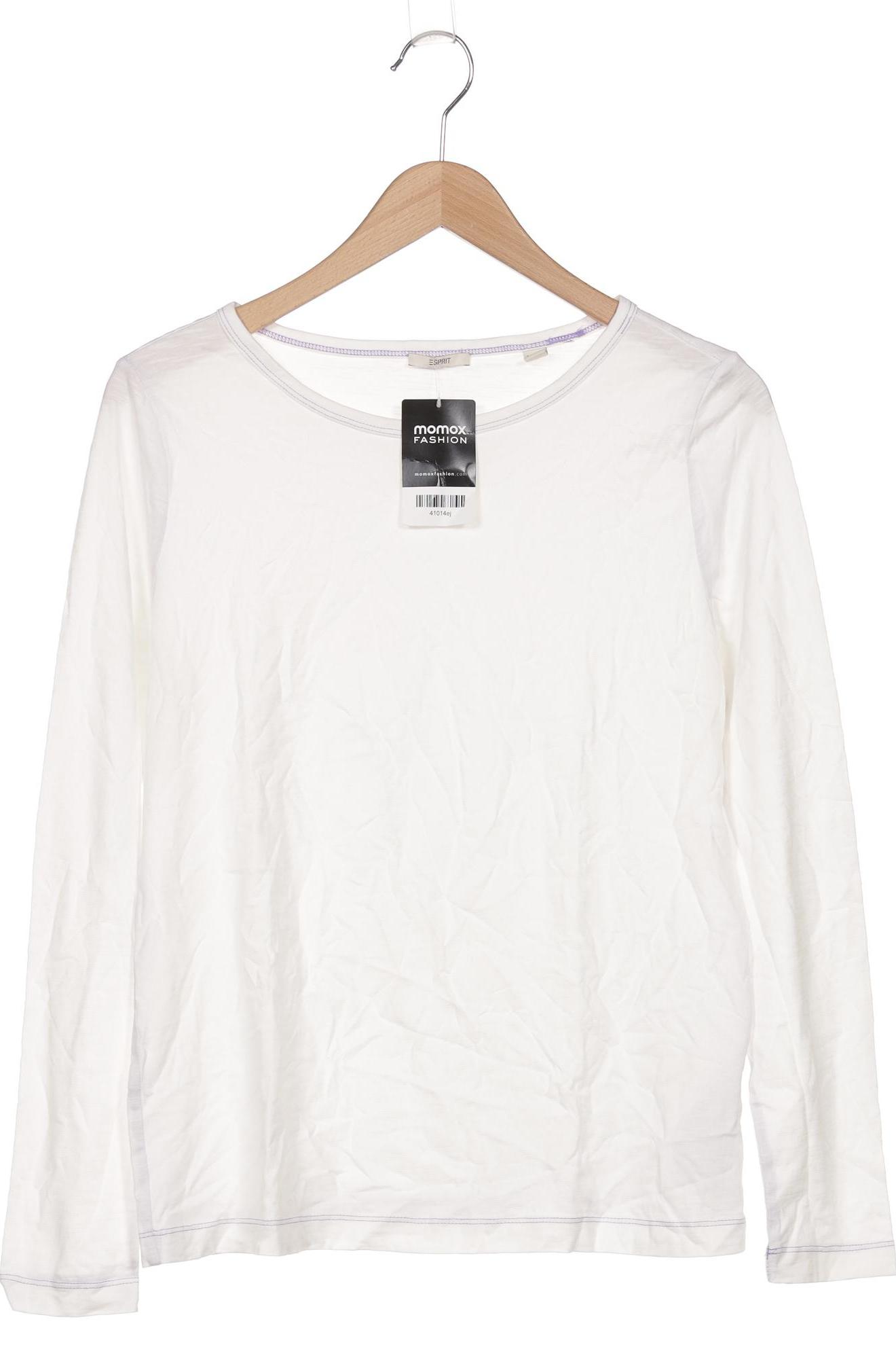 

Esprit Damen Langarmshirt, weiß, Gr. 42