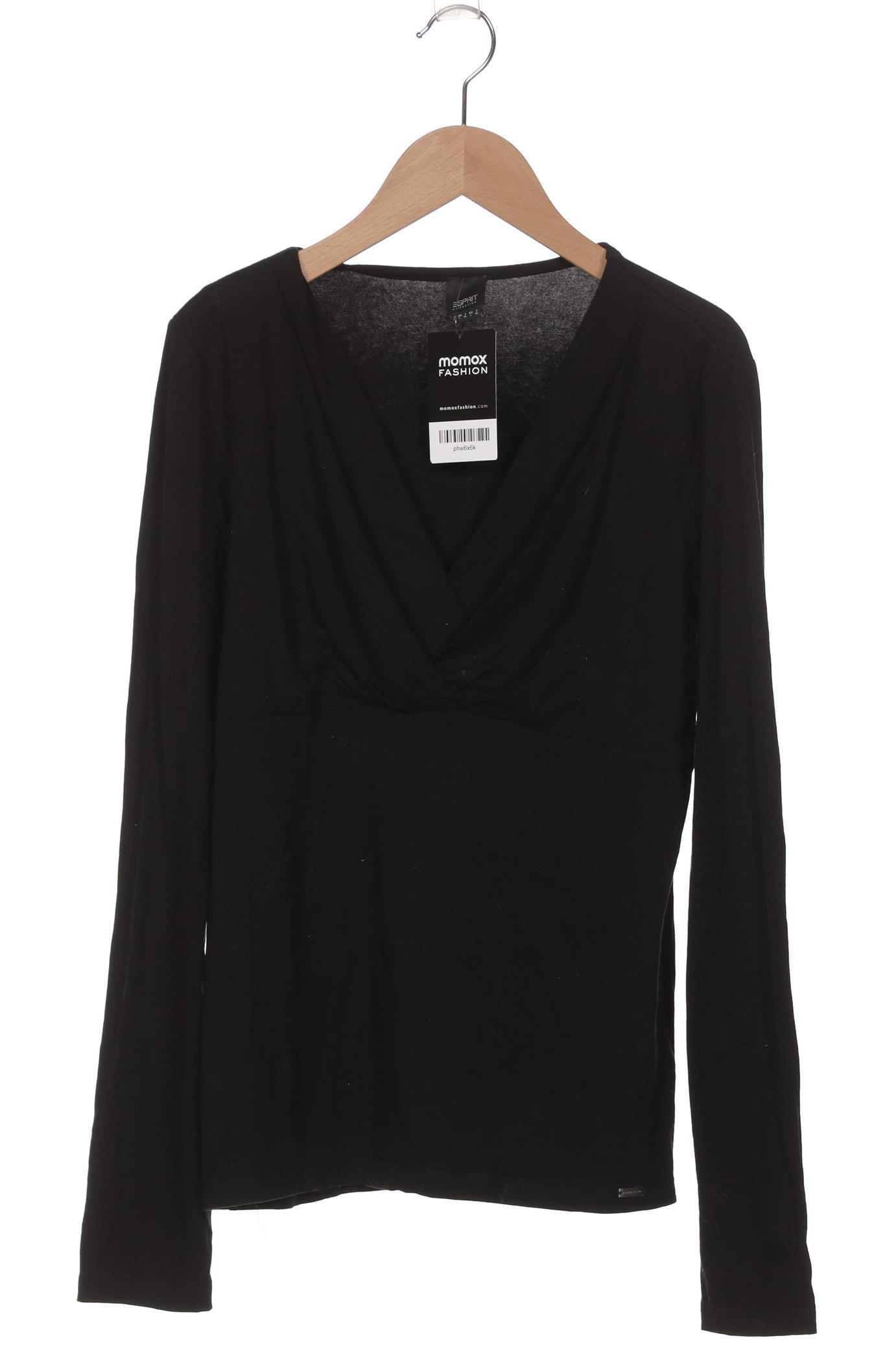 

Esprit Damen Langarmshirt, schwarz, Gr. 42