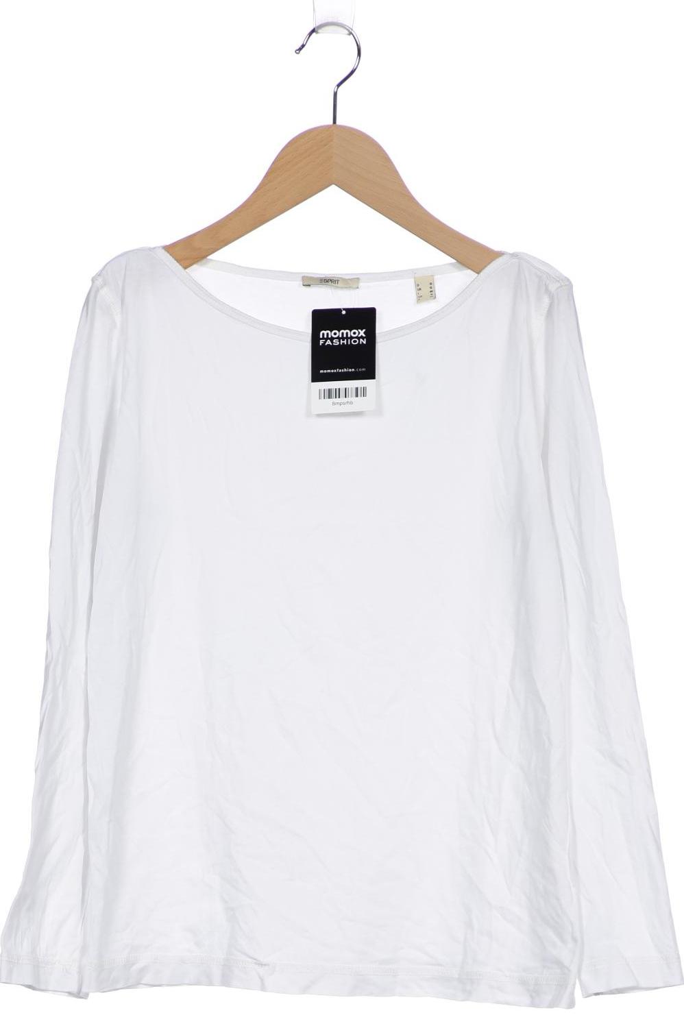 

Esprit Damen Langarmshirt, weiß, Gr. 36