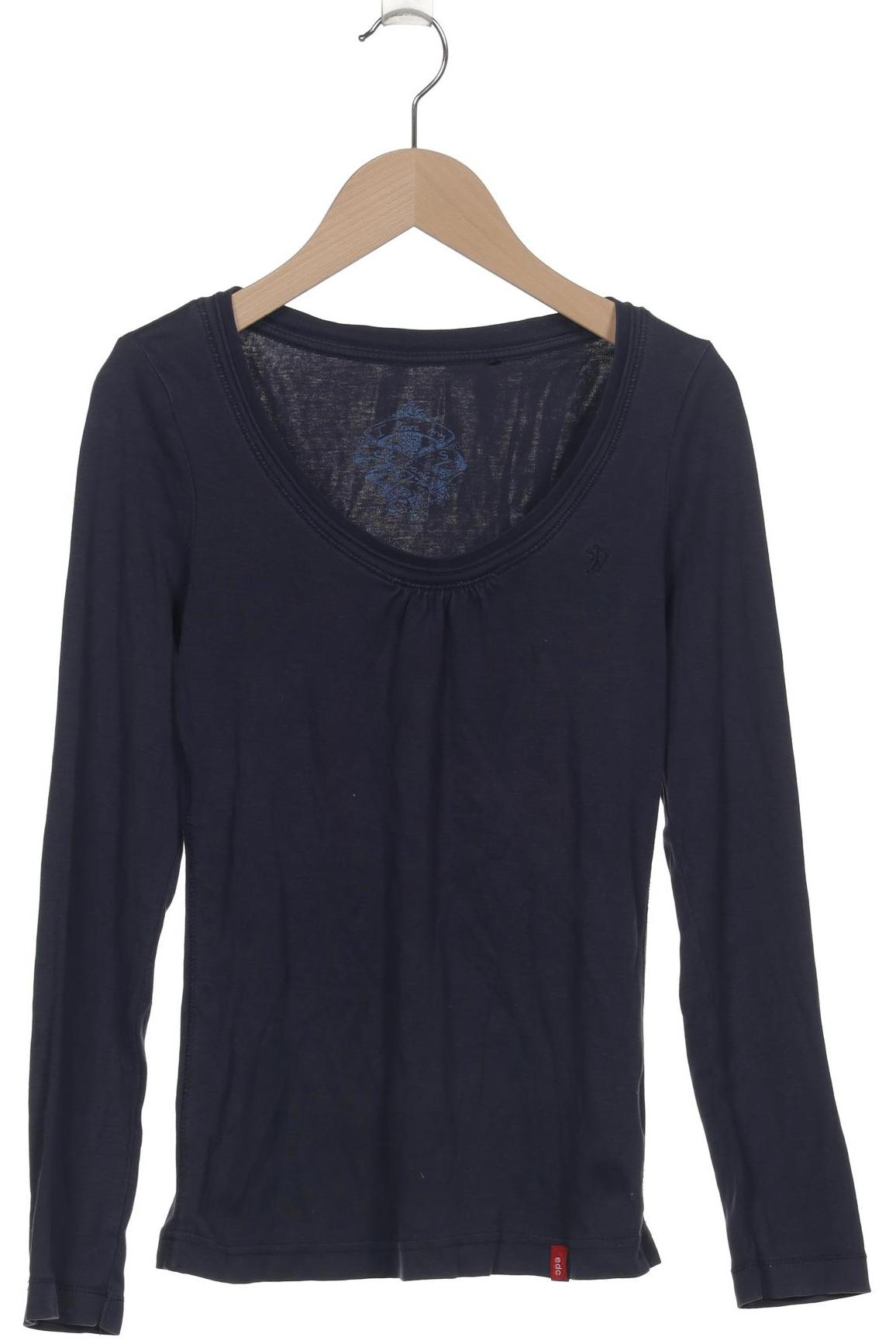 

Esprit Damen Langarmshirt, marineblau, Gr. 36