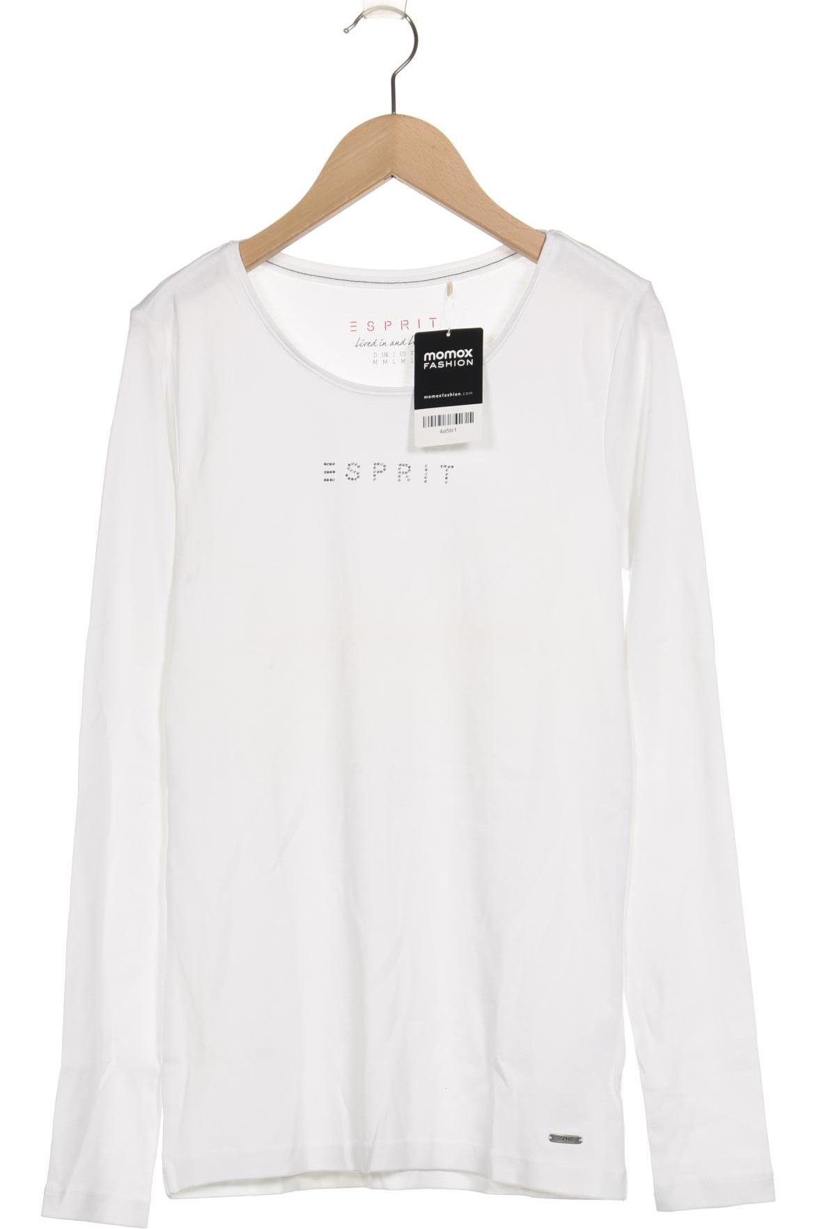 

Esprit Damen Langarmshirt, weiß, Gr. 38