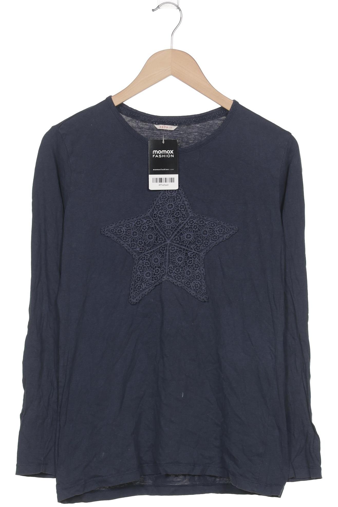 

Esprit Damen Langarmshirt, marineblau, Gr. 36