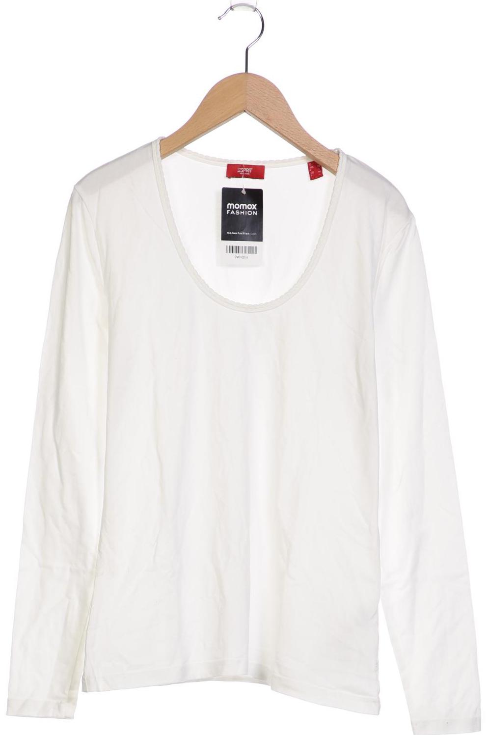 

Esprit Damen Langarmshirt, weiß, Gr. 38