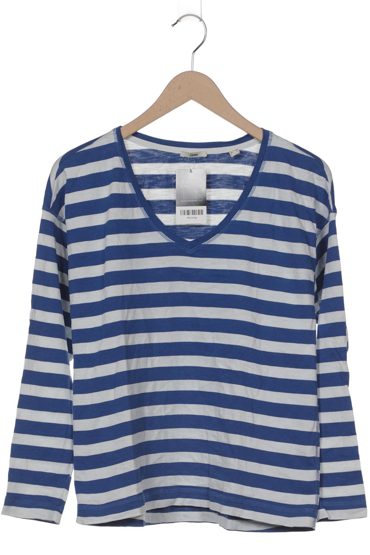 

Esprit Damen Langarmshirt, blau, Gr. 38