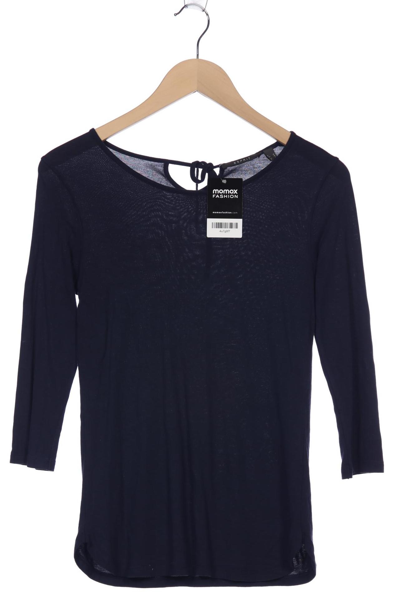 

Esprit Damen Langarmshirt, marineblau, Gr. 38