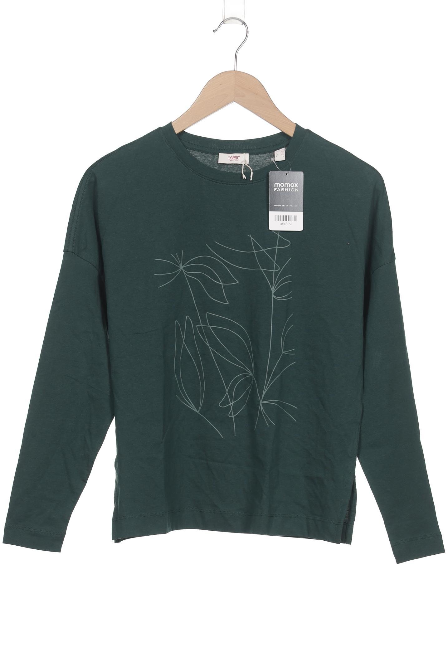 

Esprit Damen Langarmshirt, grün, Gr. 34