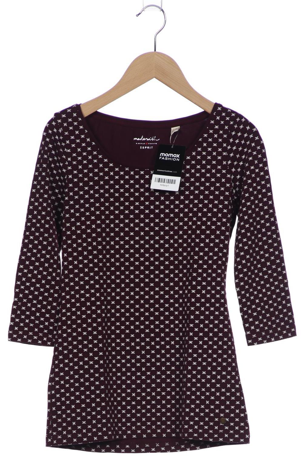 

Esprit Damen Langarmshirt, bordeaux, Gr. 34
