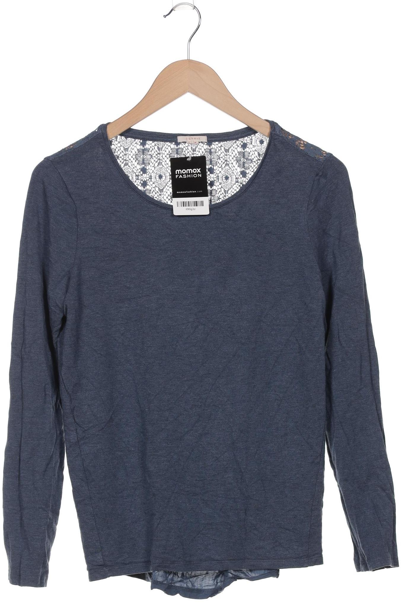 

Esprit Damen Langarmshirt, blau, Gr. 38