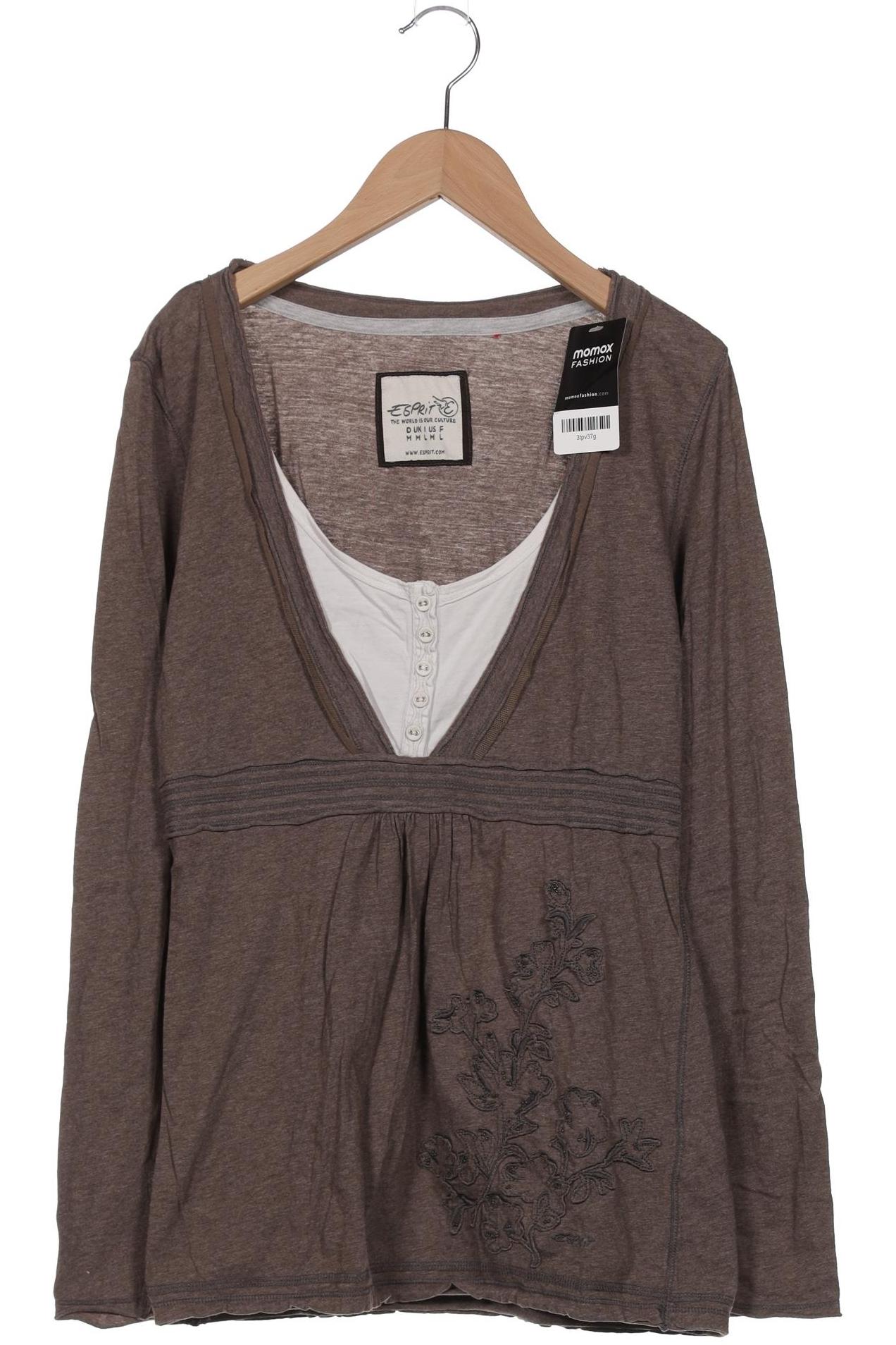 

Esprit Damen Langarmshirt, braun, Gr. 38