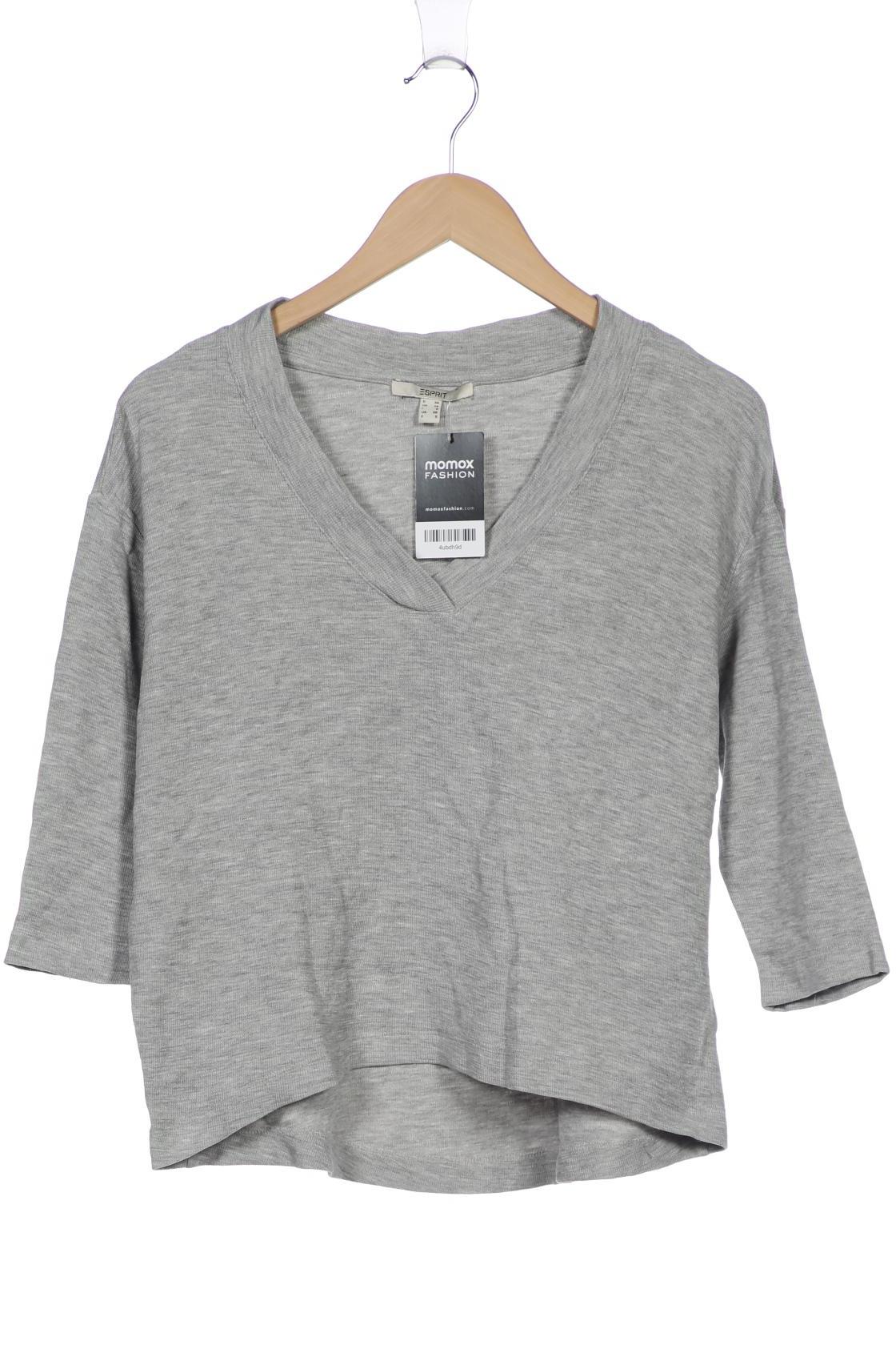 

Esprit Damen Langarmshirt, grau, Gr. 34