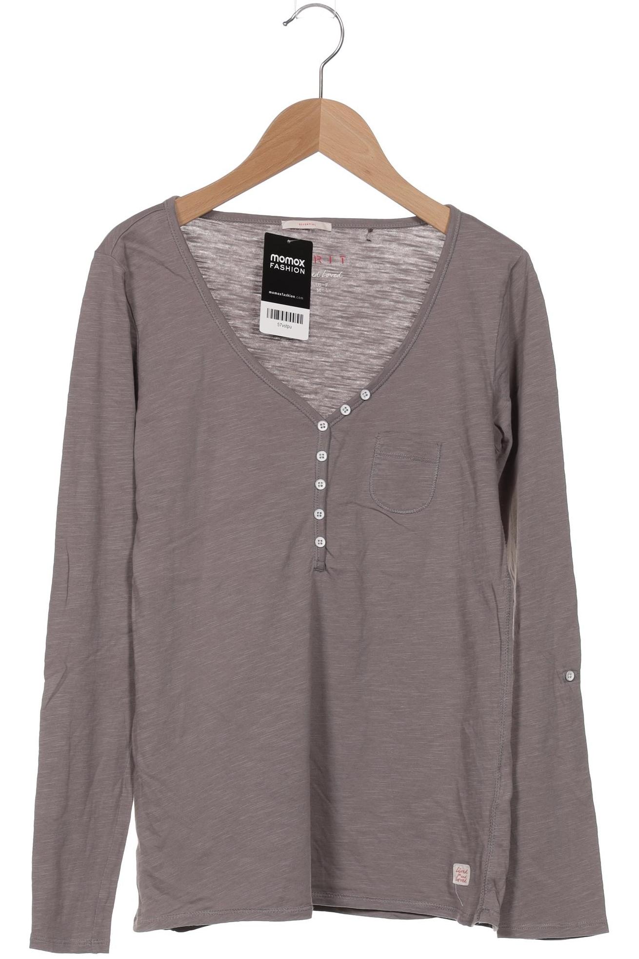 

Esprit Damen Langarmshirt, grau, Gr. 38
