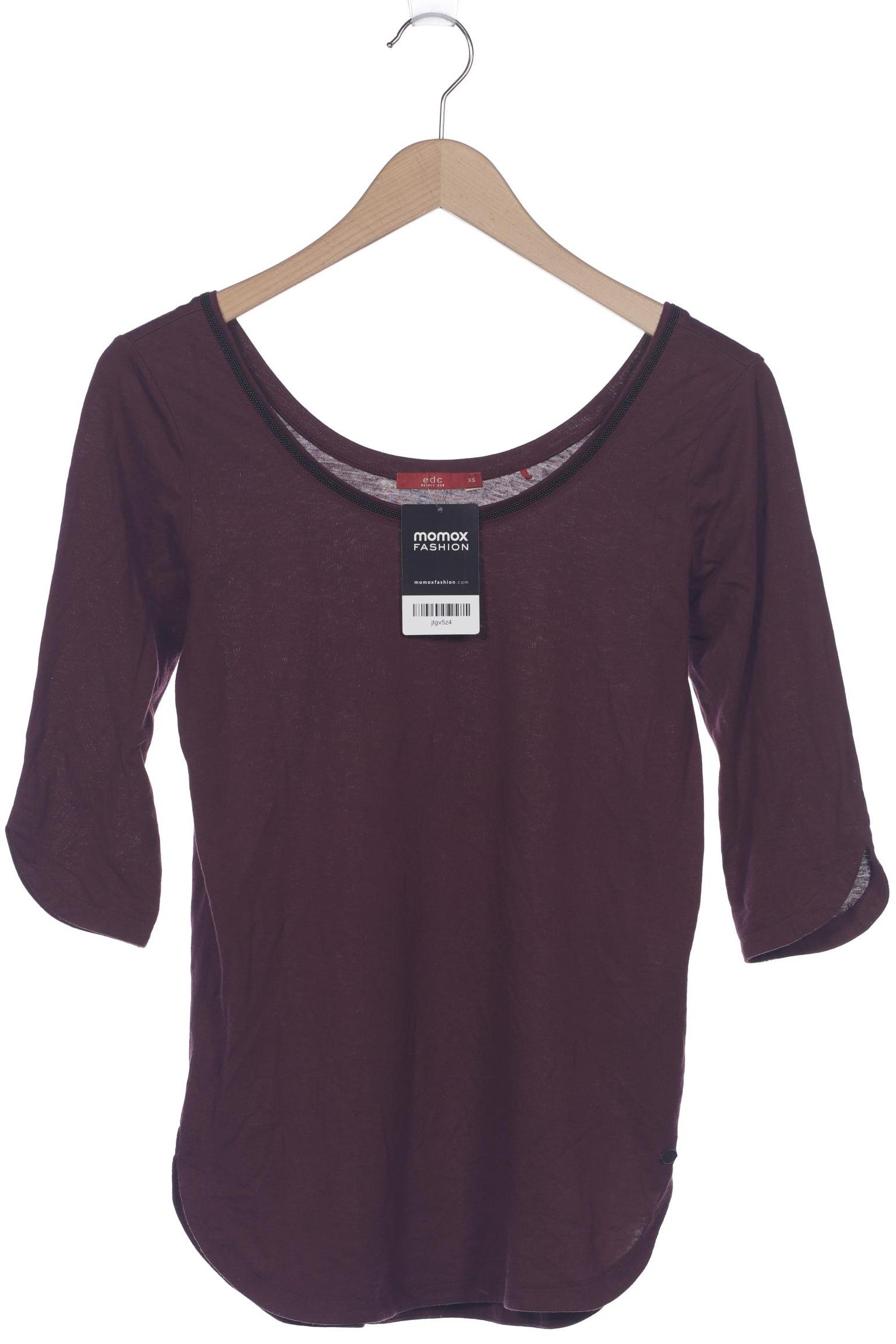 

Esprit Damen Langarmshirt, bordeaux, Gr. 34
