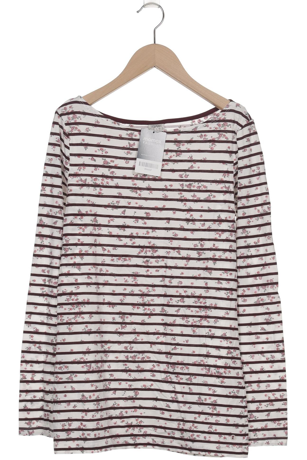 

Esprit Damen Langarmshirt, weiß, Gr. 42