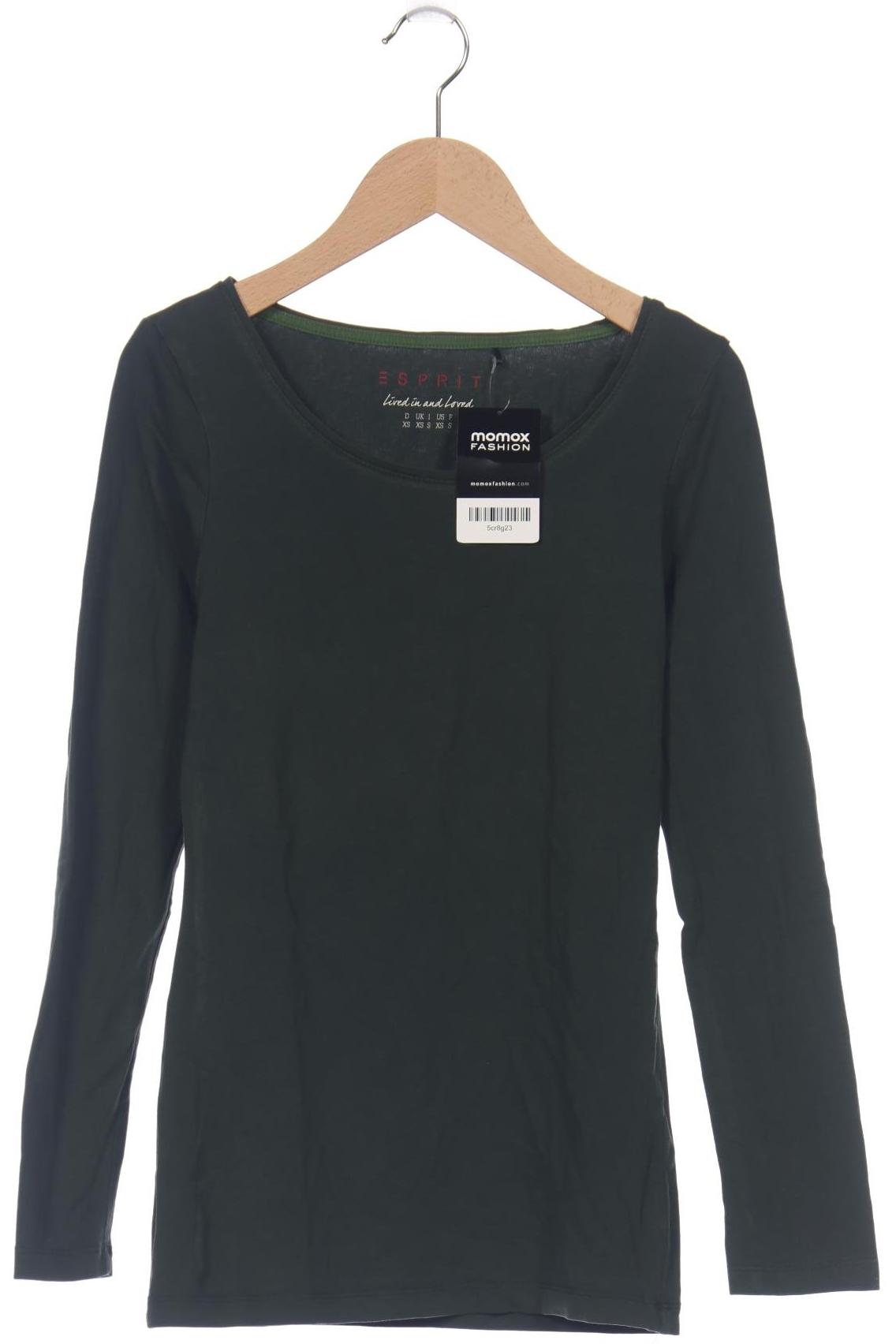 

Esprit Damen Langarmshirt, grün, Gr. 34